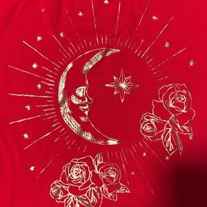 Red Celestial Women's Blouse